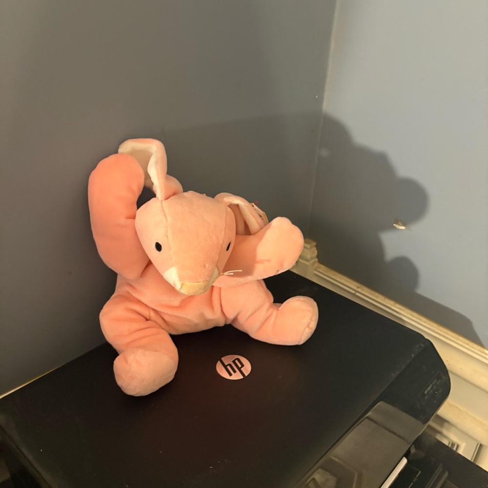 Plush Pink Elephant Stuffed Animal